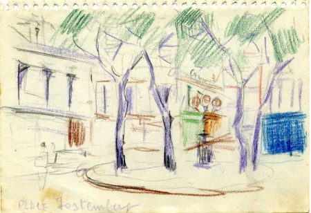 Studio per Place Fustemberg - Paris 1957